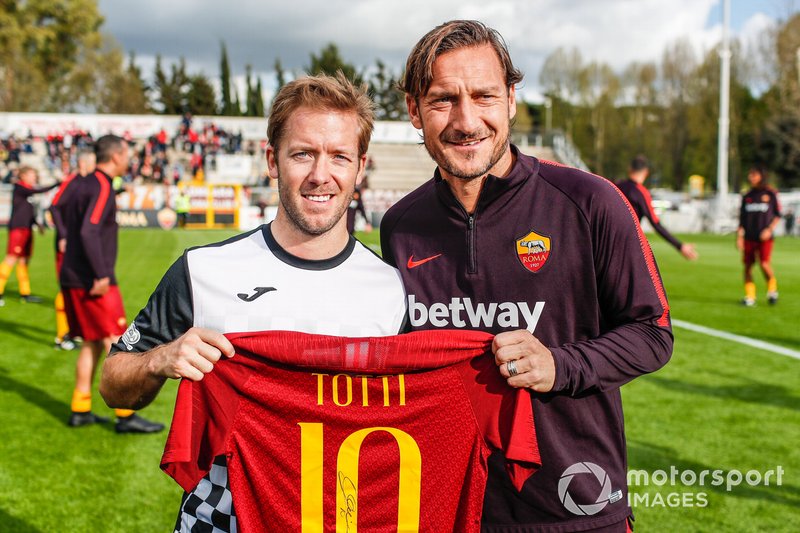 Sam Bird e Francesco Totti