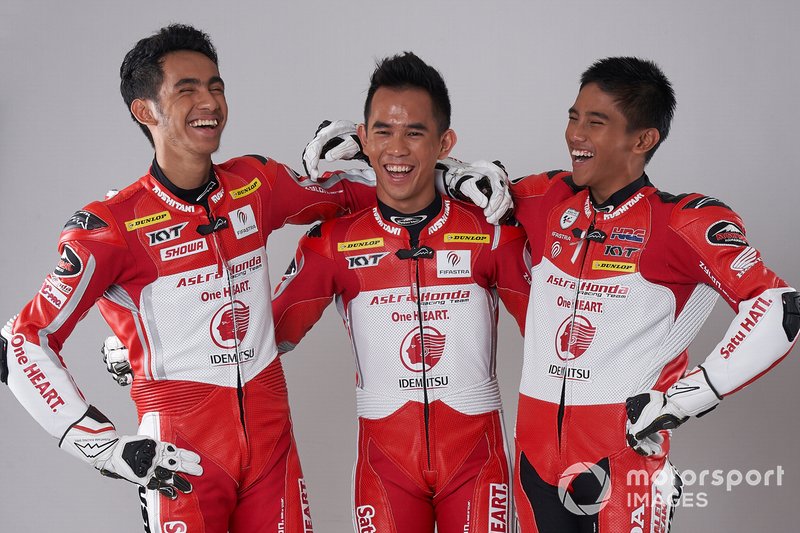 Andi Gilang, Gerry Salim dan Mario Suryo Aji, Astra Honda Racing Team