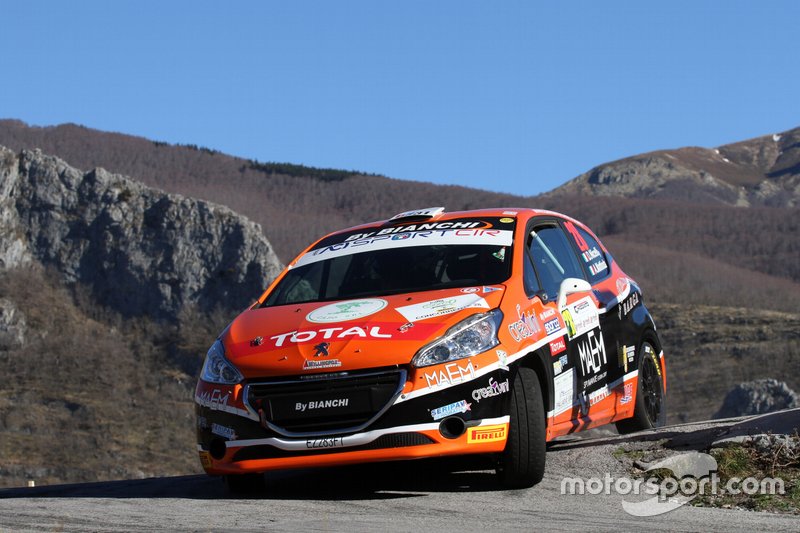 Davide Nicelli, Alessandro Mattioda, Peugeot 208 R2 #28, La Superba