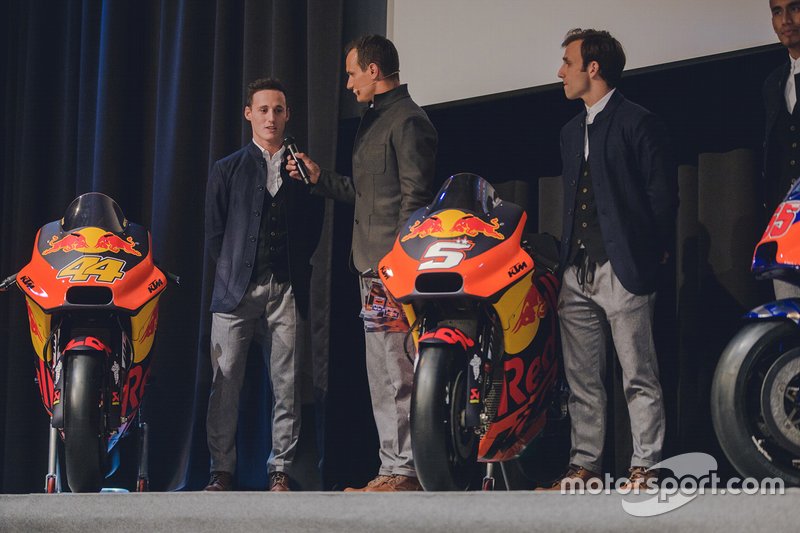 Pol Espargaro et Johann Zarco à la présentation KTM