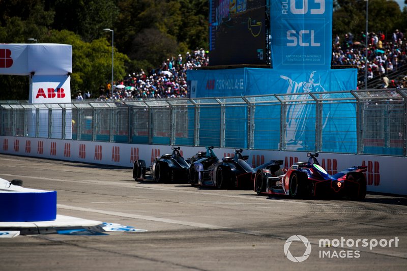 Sébastien Buemi, Nissan e.Dams, Nissan IMO1 Sam Bird, Envision Virgin Racing, Audi e-tron FE05, Pascal Wehrlein, Mahindra Racing, M5 Electro 