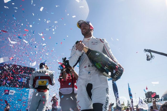 Ganador, Sam Bird, Envision Virgin Racing celebra