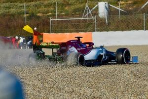 Kimi Raikkonen, Alfa Romeo Racing C38, spint