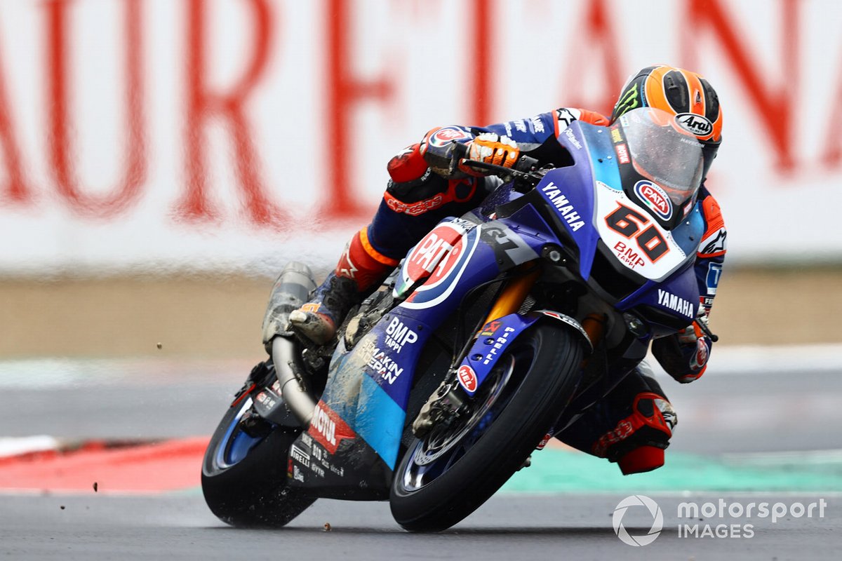 Michael van Der Mark, Pata Yamaha, crash damage