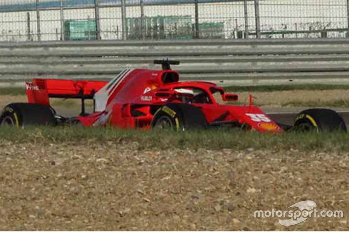 Robert Shwartzman sulla Ferrari SF71H nel test FDA di Fiorano