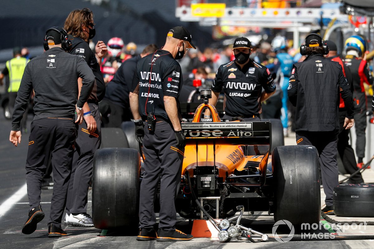 Patricio O'Ward, Arrow McLaren SP Chevrolet, miembros del equipo