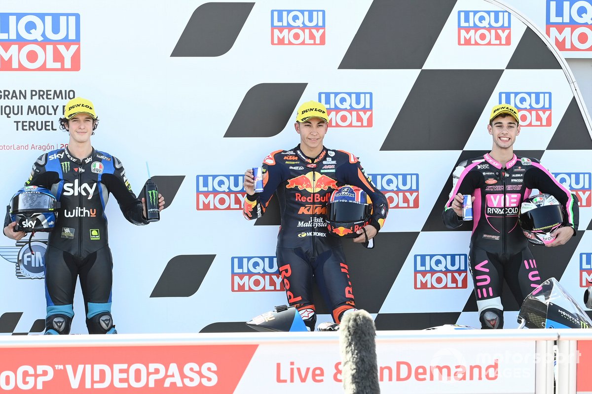 Celestino Vietti Ramus, Sky Racing Team VR46, Raul Fernandez, Red Bull KTM Ajo, Tony Arbolino, Snipers Team