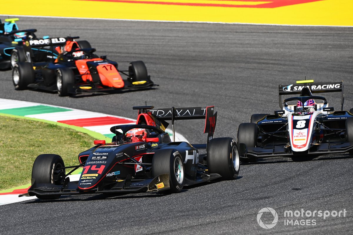 Enzo Fittipaldi, HWA Racelab precede Alexander Smolyar, ART Grand Prix