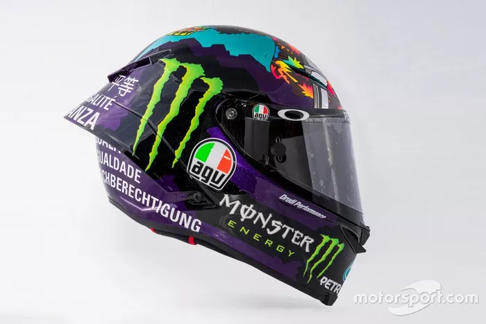 Casco de Franco Morbidelli, Petronas Yamaha SRT