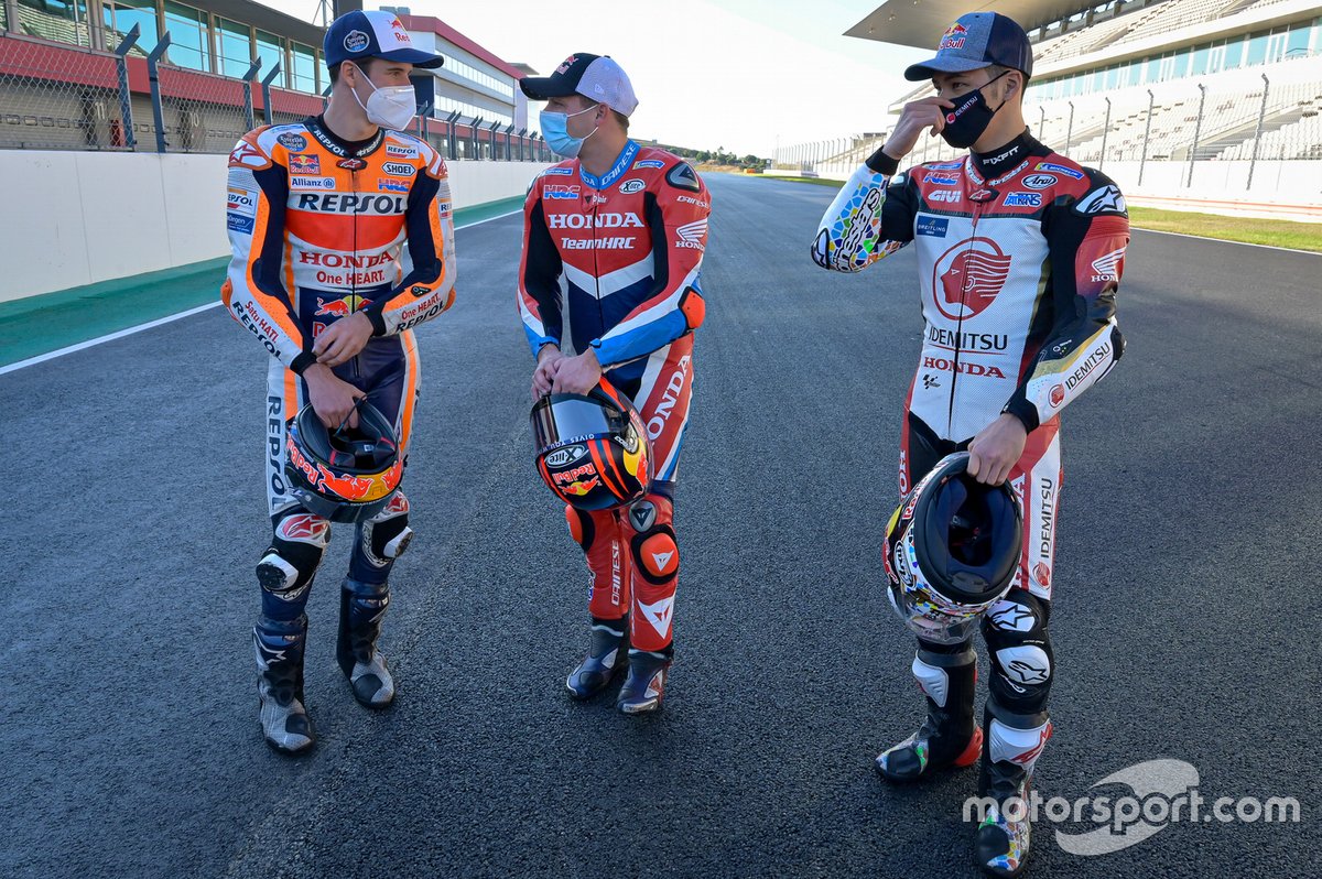 Alex Márquez, Repsol Honda Team, Stefan Bradl, Repsol Honda Team, Takaaki Nakagami, Team LCR Honda