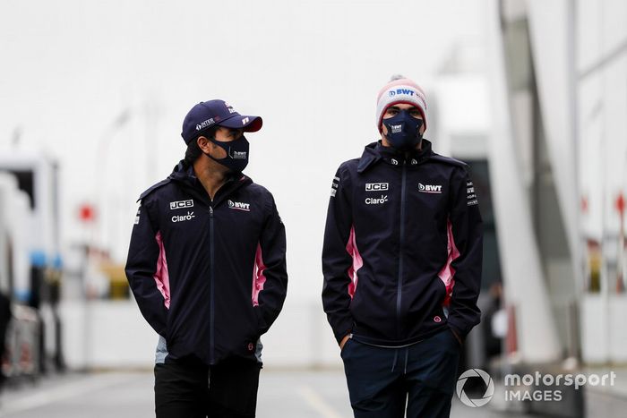 Sergio Pérez, Racing Point y Lance Stroll, Racing Point