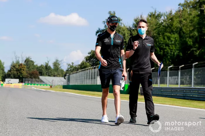Nicholas Latifi, Williams Racing, recorre la pista
