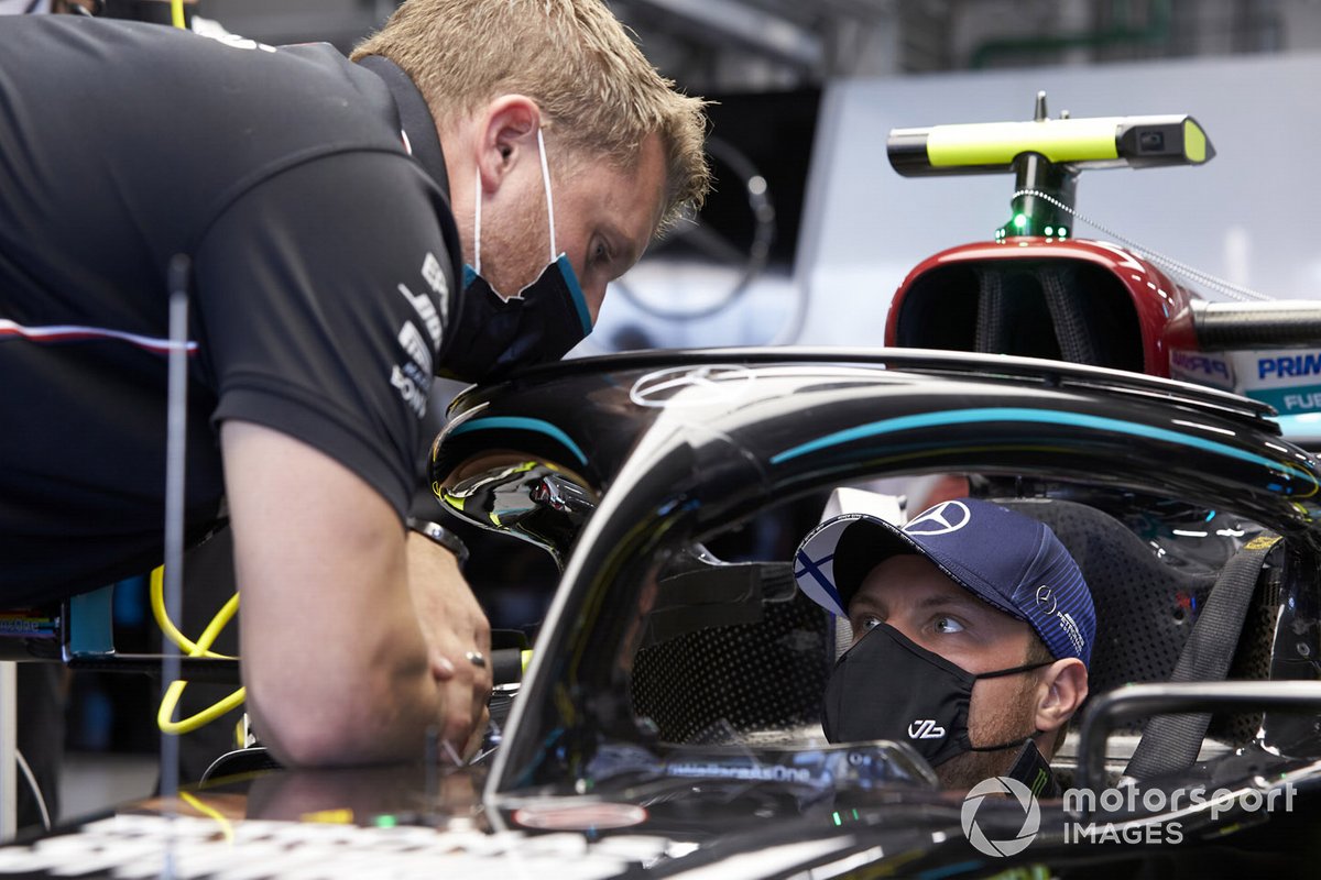 Valtteri Bottas, Mercedes-AMG F1, in the cock pit