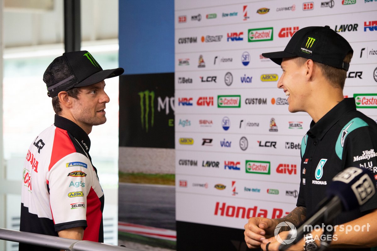 Cal Crutchlow, Team LCR Honda, Fabio Quartararo, Petronas Yamaha SRT