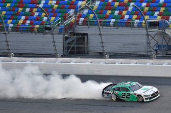 Race Winner Austin Cindric, Team Penske, Ford Mustang