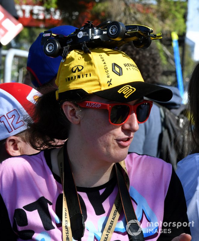 Fans en Albert Park