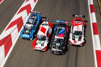 Cars of Robert Kubica, Orlen Team ART, BMW M4 DTM, Lucas Auer, BMW Team RMG, BMW M4 DTM, René Rast, Audi Sport Team Rosberg, Audi RS 5 DTM, Fabio Scherer, Audi Sport Team WRT, Audi RS 5 DTM