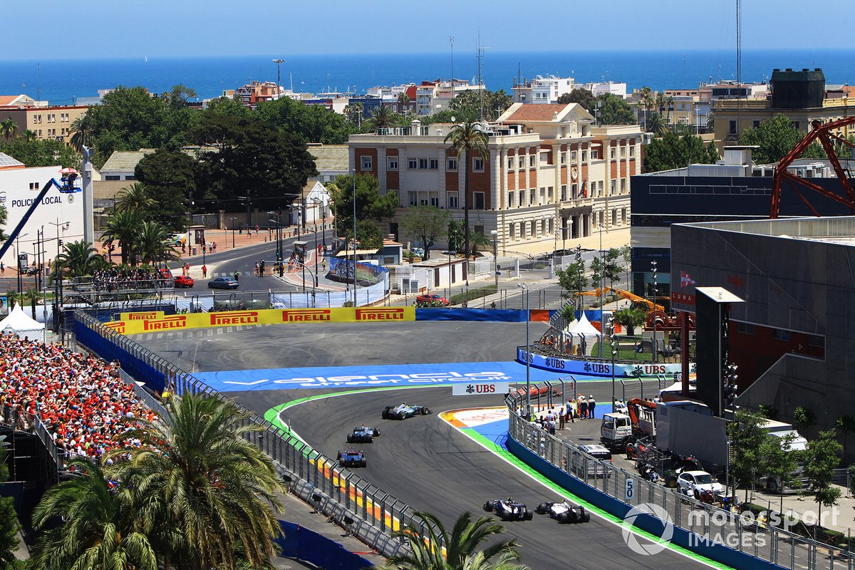 Renn-Action beim GP Europa 2012 in Valencia