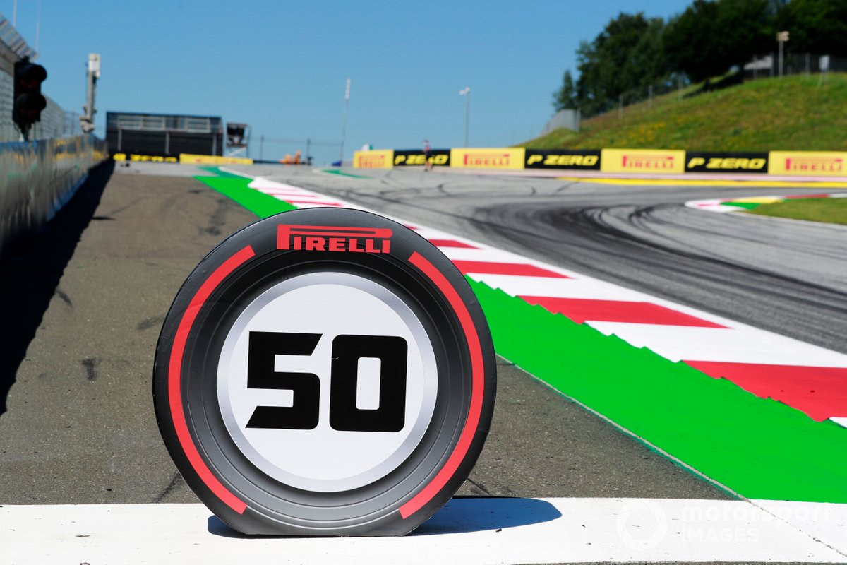 La señalización en pista de Pirelli