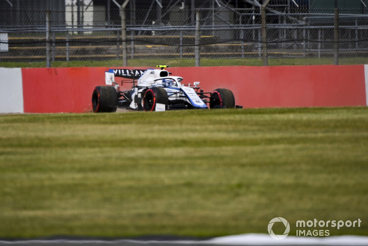 Nicholas Latifi, Williams FW43 spins