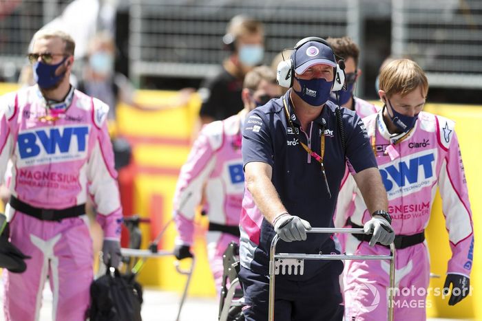 Mecánicos de Racing Point