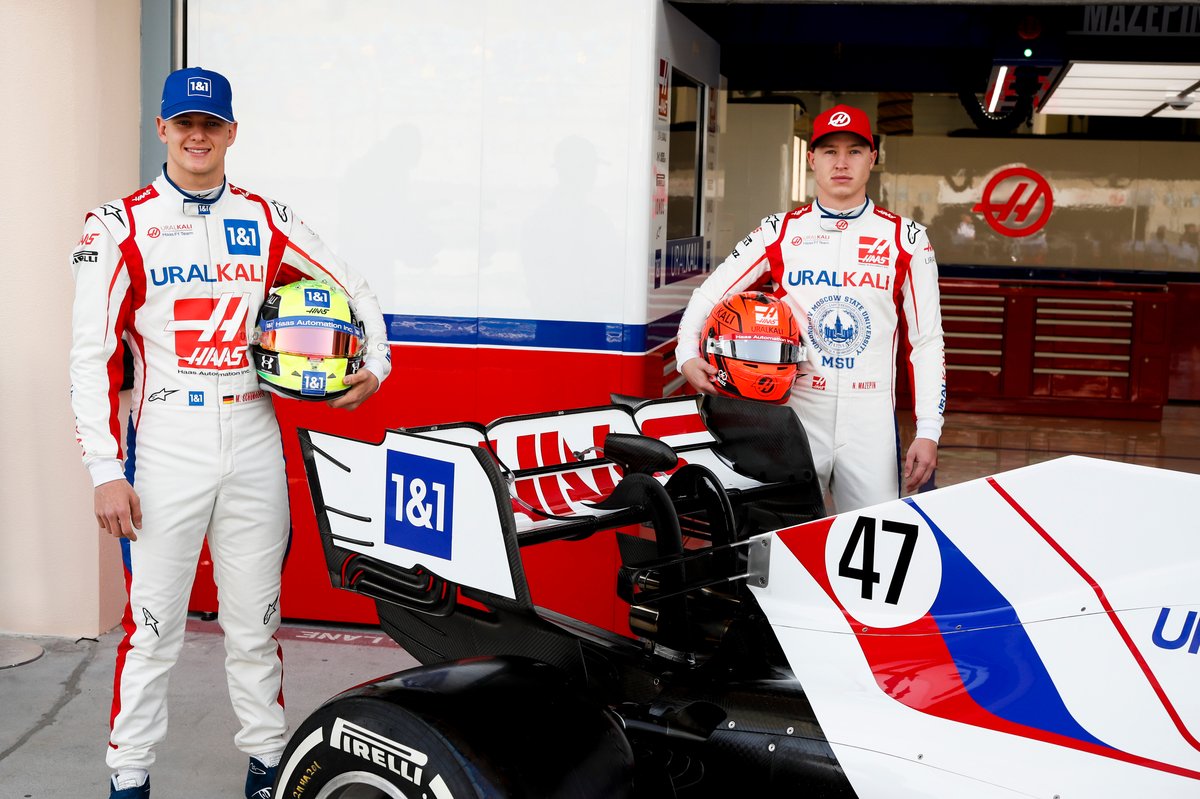 Mick Schumacher, Haas F1 e Nikita Mazepin, Haas F1