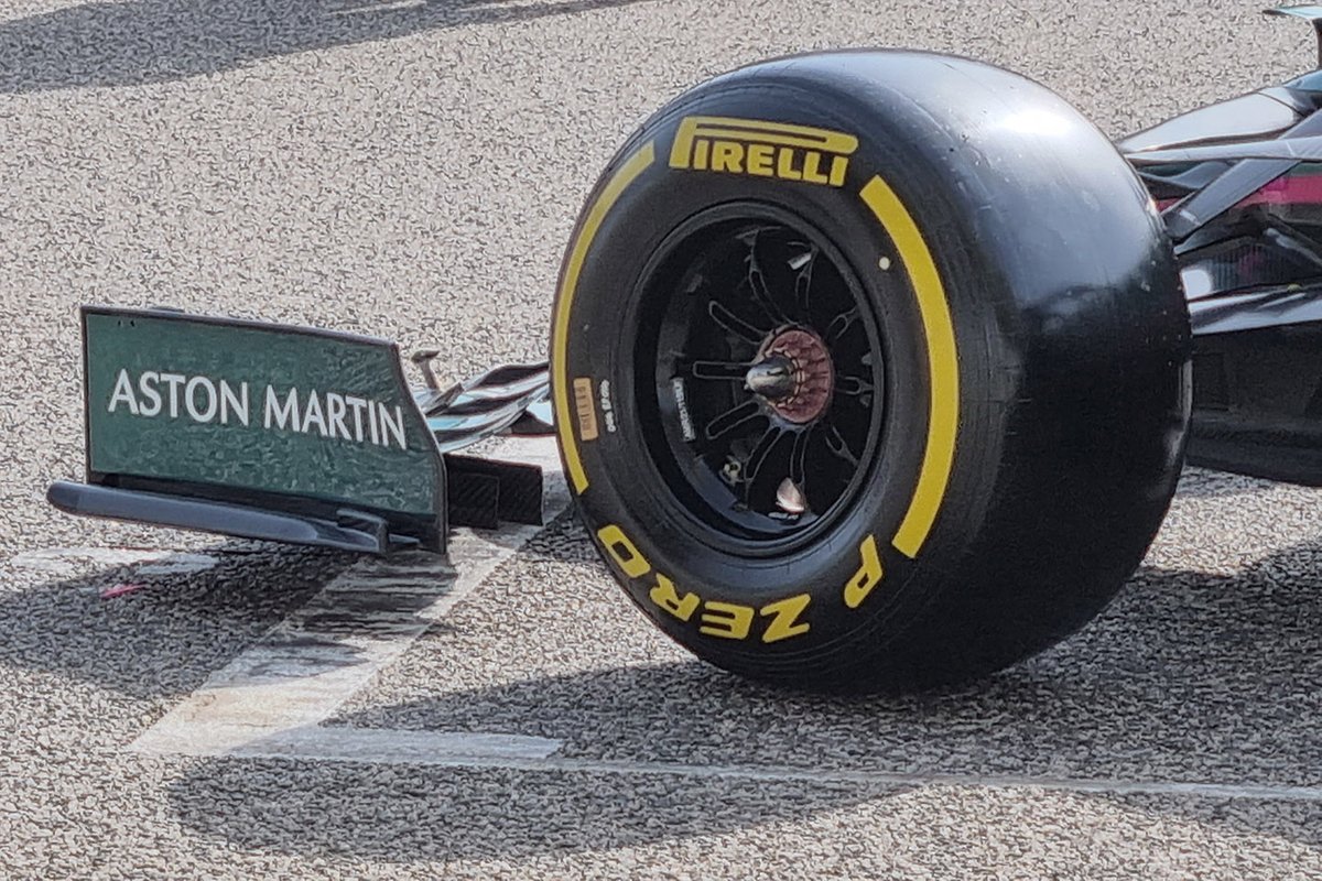 Detalle del Aston Martin AMR21