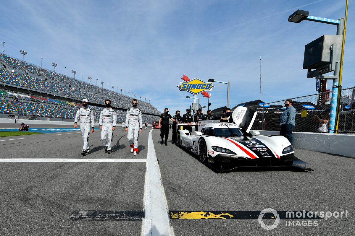 #55 Mazda Motorsports Mazda DPi, DPi: Oliver Jarvis, Harry Tincknell, Jonathan Bomarito