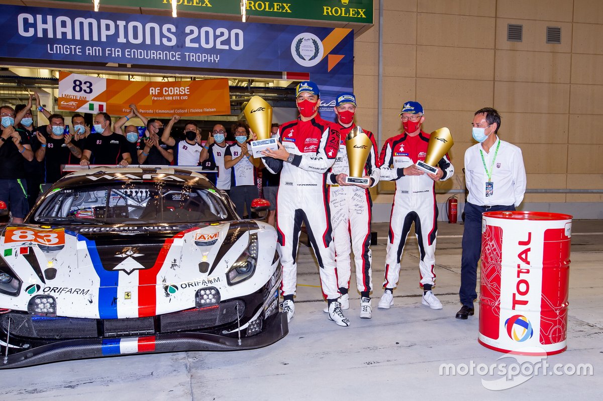 #83 AF Corse Ferrari 488 GTE EVO: François Perrodo, Emmanuel Collard, Nicklas Nielsen