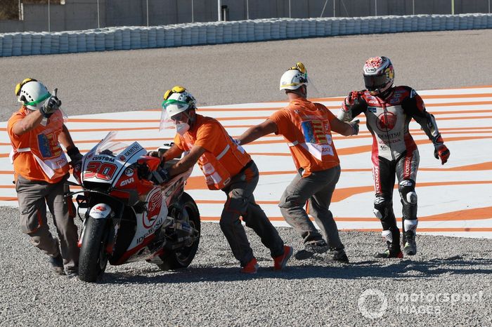 Caída de Takaaki Nakagami, Team LCR