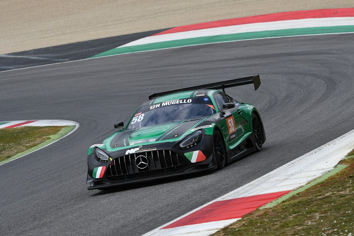 #58 MP Racing: Thomas Gostner, David Gostner, Corinna Gostner, Manuela Gostner, Giorgio Sernagiotto, Mercedes-AMG GT3