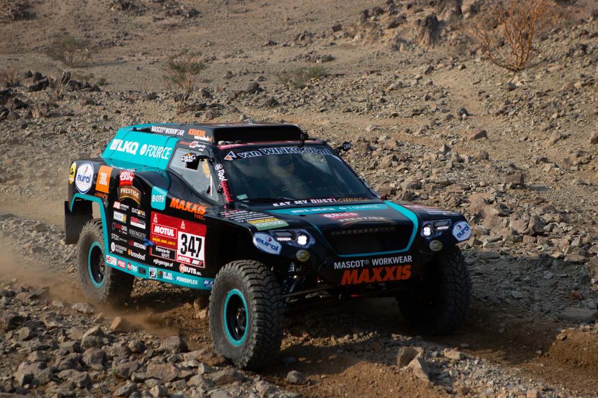 #347 Maxxis Dakar Team Powered By Eurol Jefferies Dakar Rally: Tim Coronel, Tom Coronel