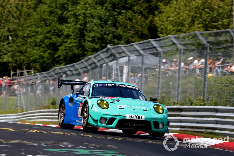 #44 Falken Motorsport Porsche 911 GT3 R: Jörg Bergmeister, Martin Ragginger, Dirk Werner, Klaus Bachler