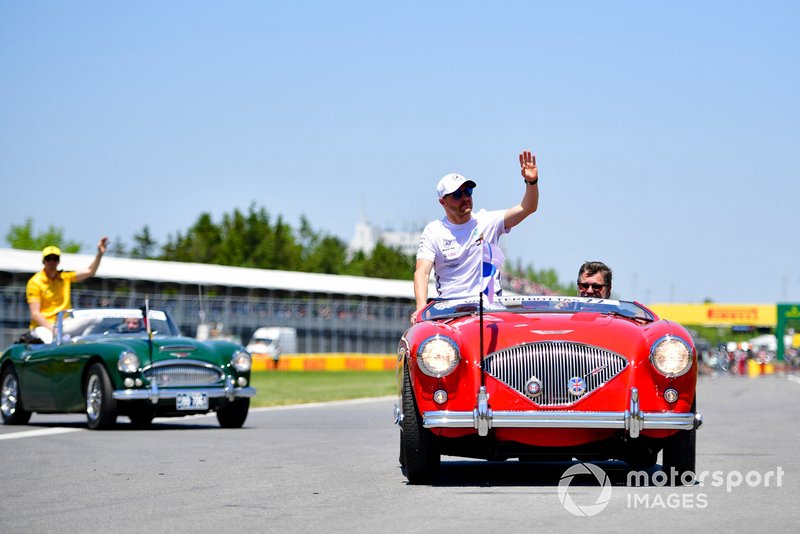 Valtteri Bottas, Mercedes AMG F1, in the drivers parade