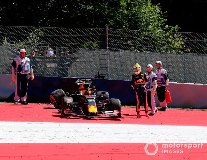Choque de Max Verstappen, Red Bull Racing RB15