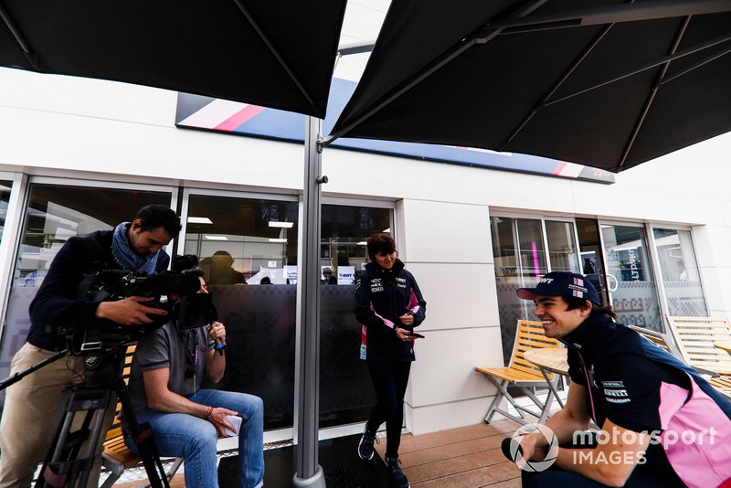 Lance Stroll, Racing Point parla con i media