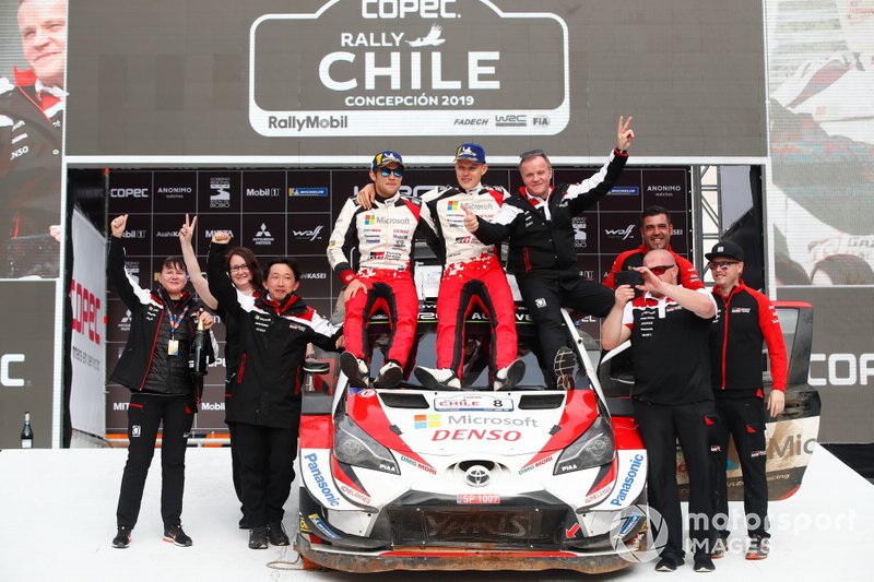 Il vincitore Ott Tänak, Martin Järveoja, Toyota Gazoo Racing WRT Toyota Yaris WRC