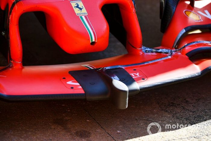 Front wing of Ferrari SF90 