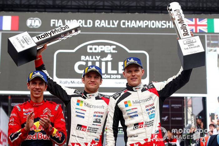 Podio: Ott Tänak, Martin Järveoja, Toyota Gazoo Racing WRT Toyota Yaris WRC