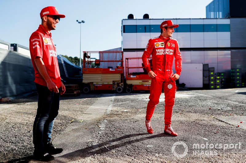Charles Leclerc, Ferrari, and Antonio Fuoco, Ferrari