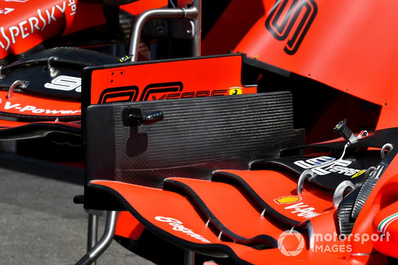 Alerón delantero del Ferrari SF90