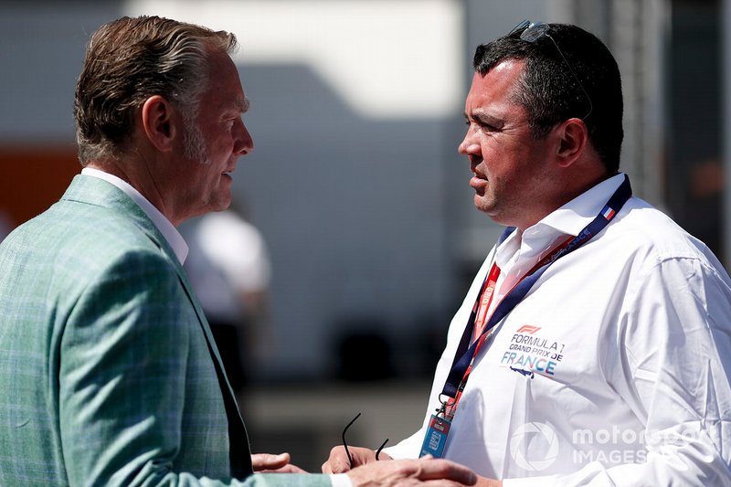 Sean Bratches, Managing Director of Commercial Operations, Formula One Group e Eric Boullier
