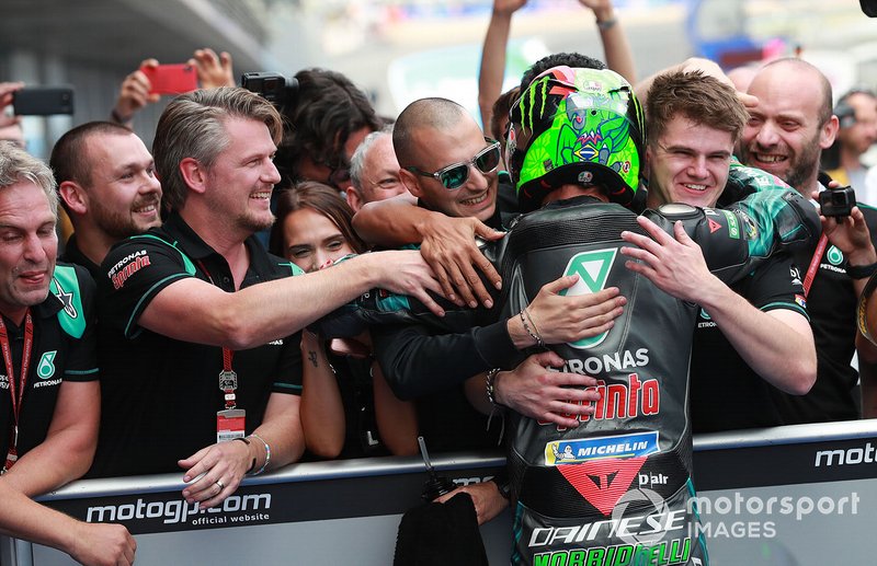 Second place Franco Morbidelli, Petronas Yamaha SRT