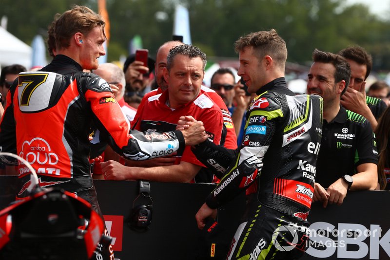 Chaz Davies, Aruba.it Racing-Ducati Team, Jonathan Rea, Kawasaki Racing Team