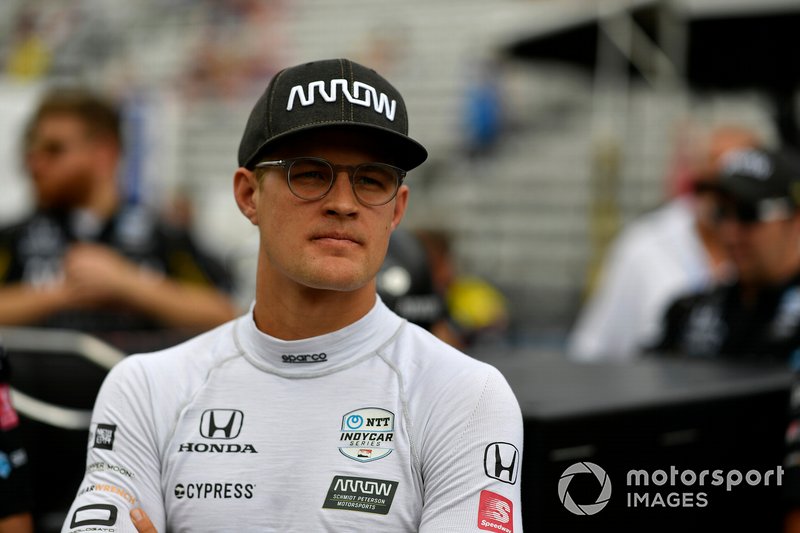 Marcus Ericsson, Arrow Schmidt Peterson Motorsports Honda during pit stop competition