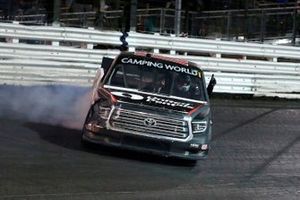 Race winner Austin Hill, Hattori Racing Enterprises, Toyota Tundra