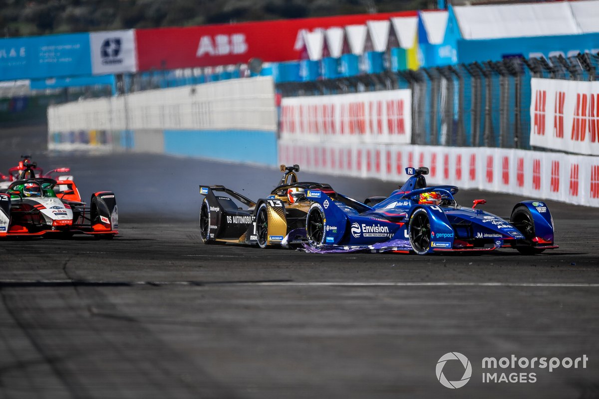 Robin Frijns, Envision Virgin Racing, Audi e-tron FE07, Antonio Felix da Costa, DS Techeetah, DS E-Tense FE21, Rene Rast, Audi Sport ABT Schaeffler, Audi e-tron FE07