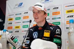 Persconferentie, Dan Ticktum, Motopark Dallara F317 - Volkswagen