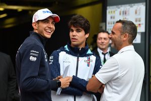 Esteban Ocon, Racing Point Force India F1 Team en Lance Stroll, Williams Racing