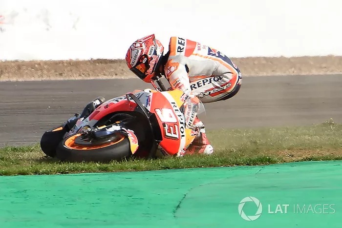 Marc Marquez, Repsol Honda Team crash